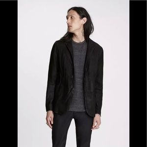 John Varvatos Goat suede hook and bar. Size EU 46 US 36 SMALL. BNWT